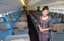 エコノミーも足元にゆとり　写真特集・シンガポール航空777-300ER新シート（1）