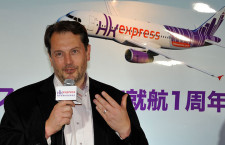 香港エクスプレス航空、成田線15年2月増便　コーエン副CEO「東京圏の利用客2倍に」