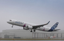 エアバス、A321LR初飛行成功　年内就航目指す