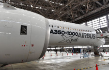 JAL初のロールス・ロイス製エンジン　写真特集・A350-1000羽田初公開（前編）