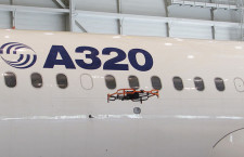 エアバス、機体検査にドローン　格納庫を自律飛行