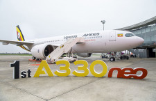 ウガンダ・エアラインズ、A330neo初号機受領　短胴型A330-800