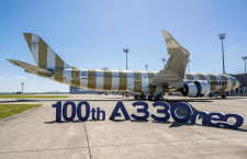 A330neo、納入100機に　4年5カ月で達成