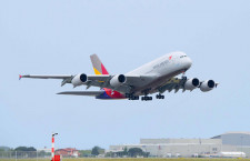 エアバス、アシアナ航空にA380初号機納入　6月からソウル－成田線