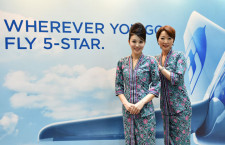 マレーシア航空、CA体験ツアーをPR　ツーリズムEXPO