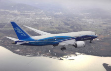 787試験初号機、シアトル出発　セントレアへ