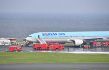 大韓航空の777、タービンディスク破断で火災か　16年5月、羽田の航空事故