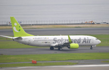 ソラシドエア、九州応援の特別塗装機就航　大韓機事故で初便変更