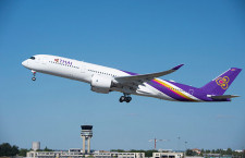 タイ国際航空、A350を日本3路線投入　初便は成田、1月17日着