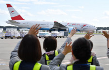 オーストリア航空、日本撤退　成田から最終便、27年の歴史に幕