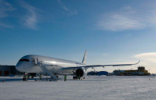 A350-1000、マイナス30度で低温試験　カナダで