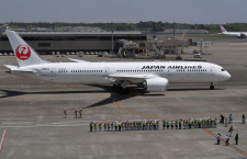 JAL、東京－クアラルンプール就航50周年　787-9が成田出発