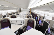 JAL、787-9新仕様機7月就航　ビジネスは足もと立体交差型