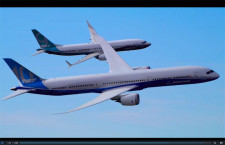 ボーイング、787-10と737 MAX 9編隊飛行の動画公開
