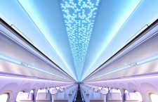エアバス、A320にも内装新ブランド　「エアスペース」、バッグ8つ収納