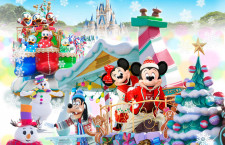 JAL、東京ディズニーランドのクリスマスパレード協賛