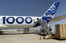 エアバス、A350-1000試験機でマスク400万枚　中国から欧州4カ国へ