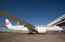 普通席多い391席X12仕様で初納入　写真特集・JAL A350 14号機到着
