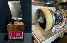 IBEX、エンジンの高圧タービンブレード販売　整備士が中古品加工