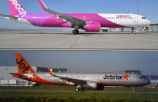ピーチとジェットスター、新機材A321LR客室はどう違うのか