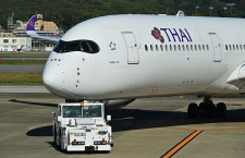 タイ国際航空、福岡2年7カ月ぶり再開　初日のみA350投入