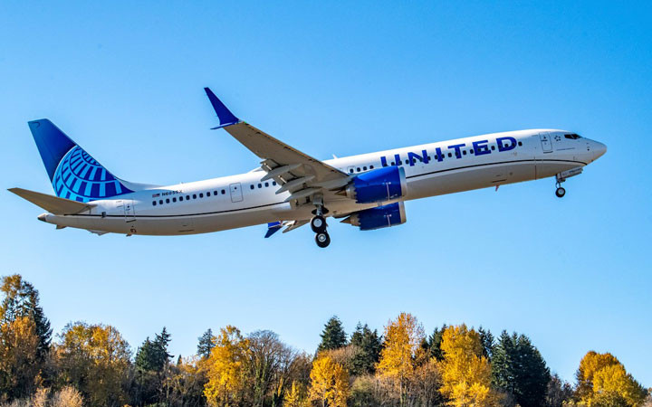 ユナイテッド航空、737MAX10を一部9に　A321neoもリース導入、開発遅れで変更