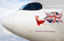 英ヴァージン、A330neoに「空の女王」エリザベス2世に敬意