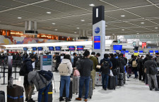 成田空港、外国人客3年ぶり100万人超え＝1月実績