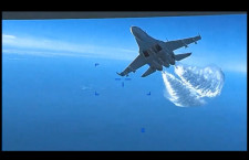 【動画】米国防総省、露Su-27接触の動画公開　黒海で墜落のMQ-9、水深1500mで回収困難