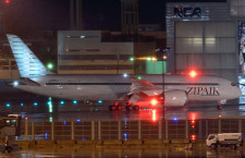 ZIPAIR、初の新造機が成田到着　初便は3/22予定