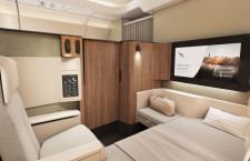 カンタス航空、片道19時間の超長距離A350-1000客室デザイン公開　世界初ウェルビーイングエリア