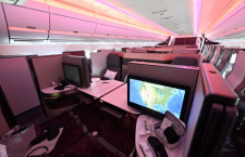 カタール航空A350-1000は4人で使える個室ビジネス　写真特集・パリ航空ショー2023（2）