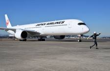 JAL A350-1000、2号機が羽田到着　就航後は毎日運航