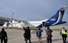 トキエア、新潟－札幌初便が出発　2年遅れで就航