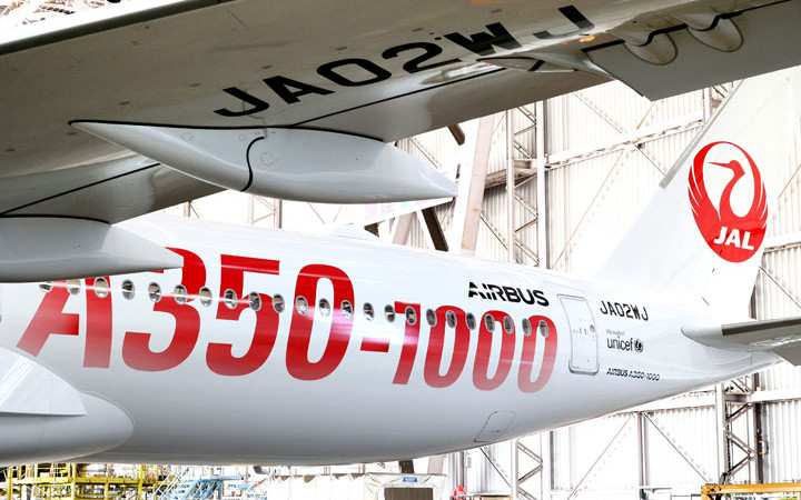 JALのA350-1000、2号機もロゴ入りに　4/17から