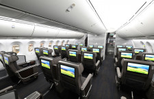 15.6インチ画面搭載のプレミアムクラス　写真特集・ANA 787-10国内線仕様機（1）