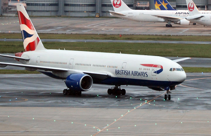 ブリティッシュ・エア、羽田線乗客15万人超える