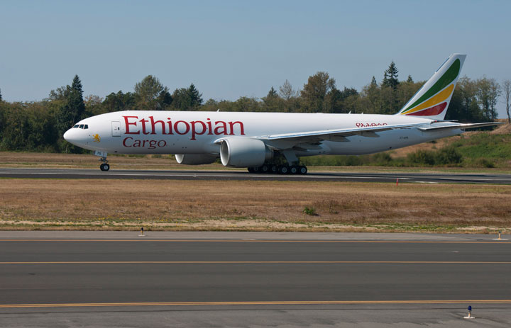 エチオピア航空、777F初号機を受領