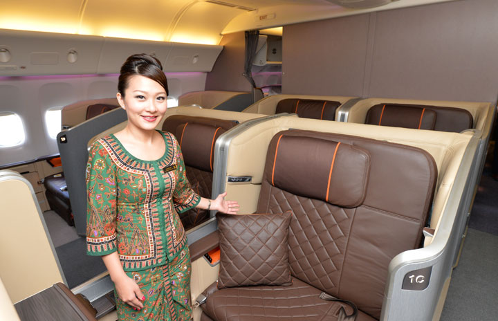 シンガポール航空、777-300ERすべてに次世代機内装備 15年から順次導入