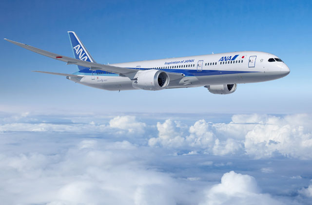 Ana 787 9を日本初受領へ 29日羽田着