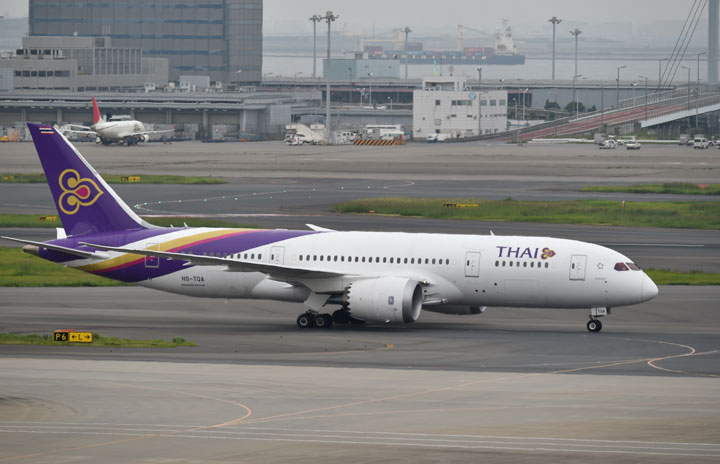 タイ国際航空、羽田－バンコク22年1月再開　787で週3往復