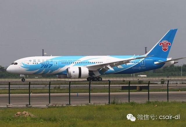 中国南方航空 関西 広州線に787 12月から