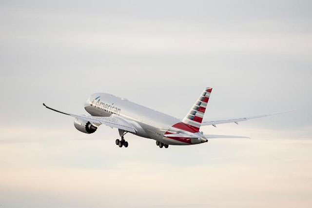 アメリカン航空、787-8初受領 4-6月期米国内線投入へ