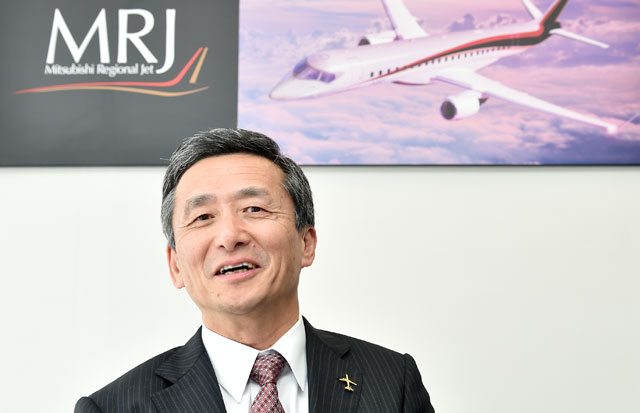 MRJの性能向上「可能性探る」 森本社長インタビュー 特集・パリ航空ショー2015（2）