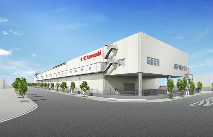 川崎重工、777Xの新工場着工 17年稼働、自社ロボットで自動化