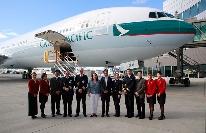 キャセイパシフィック航空、70機目の777