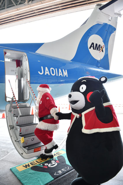 AMX / 天草エアライン ATR 42-600「みぞか号」1/100 くまモン 150929_0510_ATR42_ahx-640