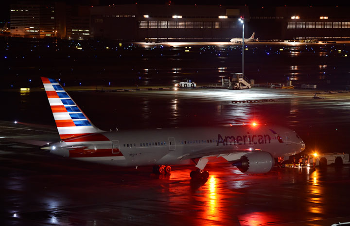 アメリカン航空、羽田－ロサンゼルス就航 787で深夜便
