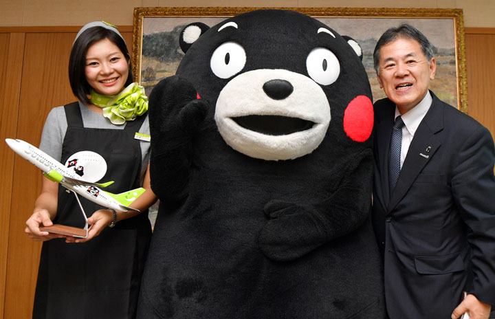 ソラシド、「がんばるけん！くまモンGO」26日就航