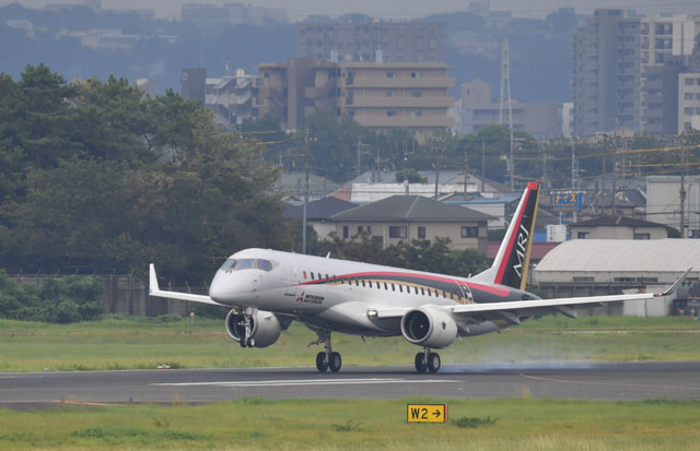 Mrj 再び名古屋へ引き返す 昨日と同じ故障検知